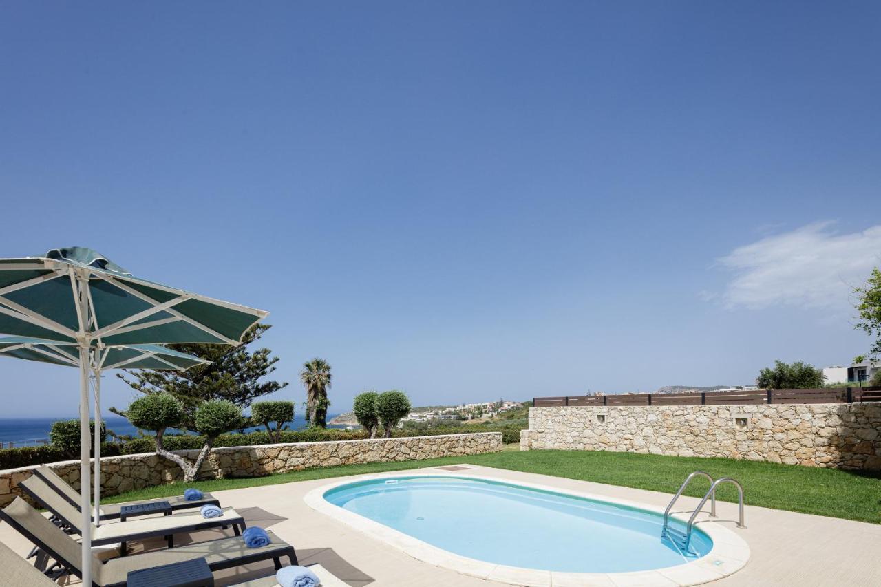 Stavromenos Villas - Private Pools & Seaview - 500M From Beach Exterior photo