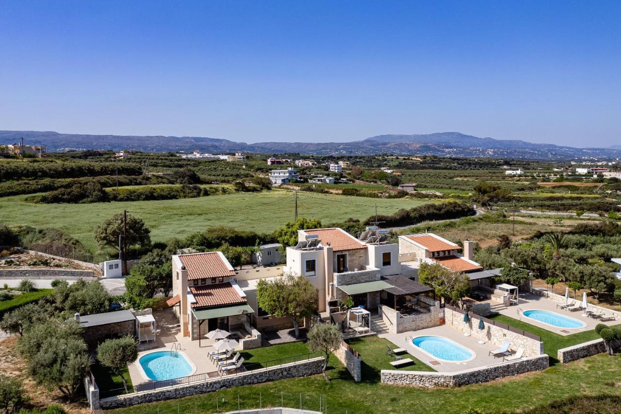 Stavromenos Villas - Private Pools & Seaview - 500M From Beach Exterior photo