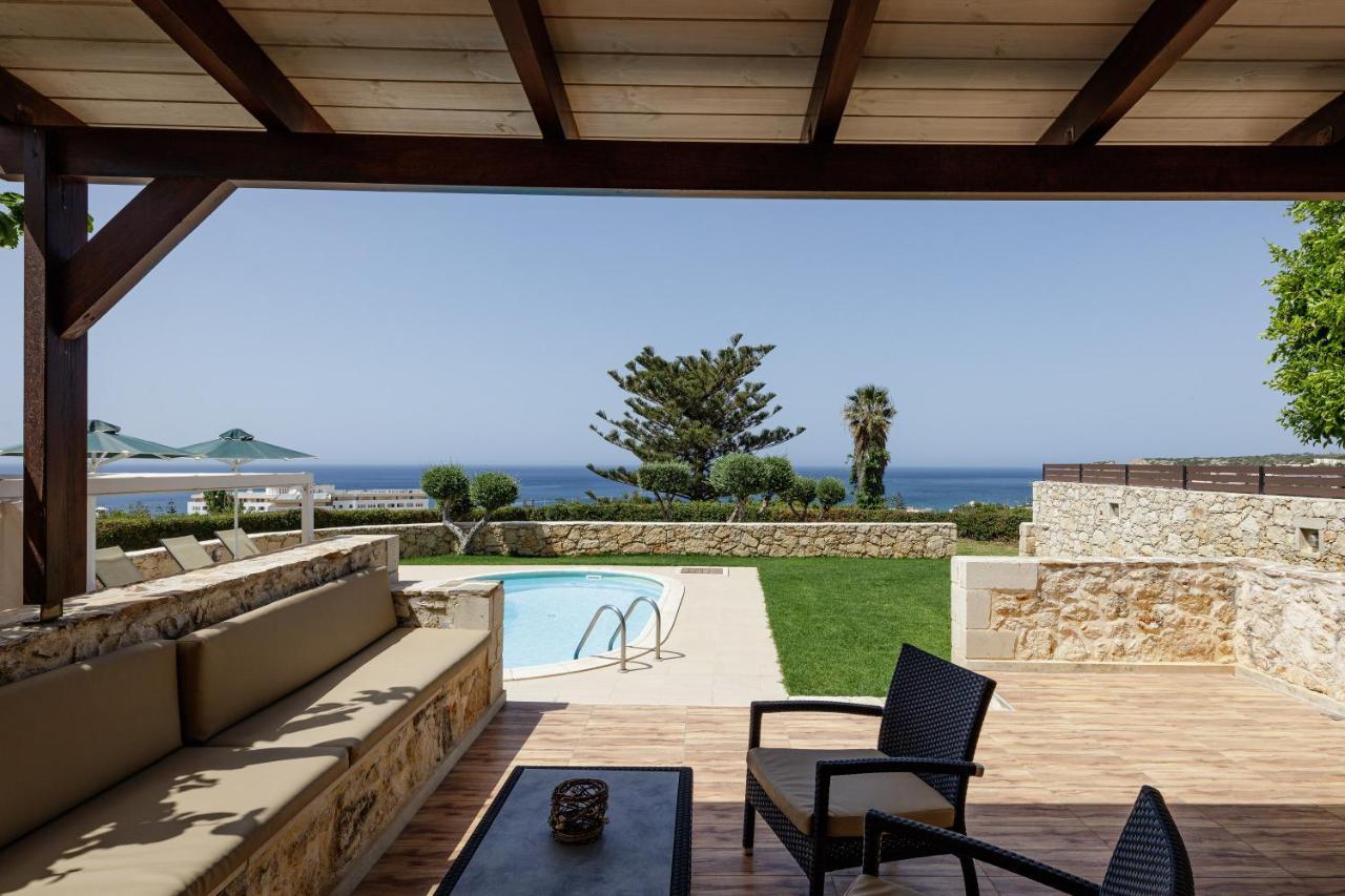 Stavromenos Villas - Private Pools & Seaview - 500M From Beach Exterior photo