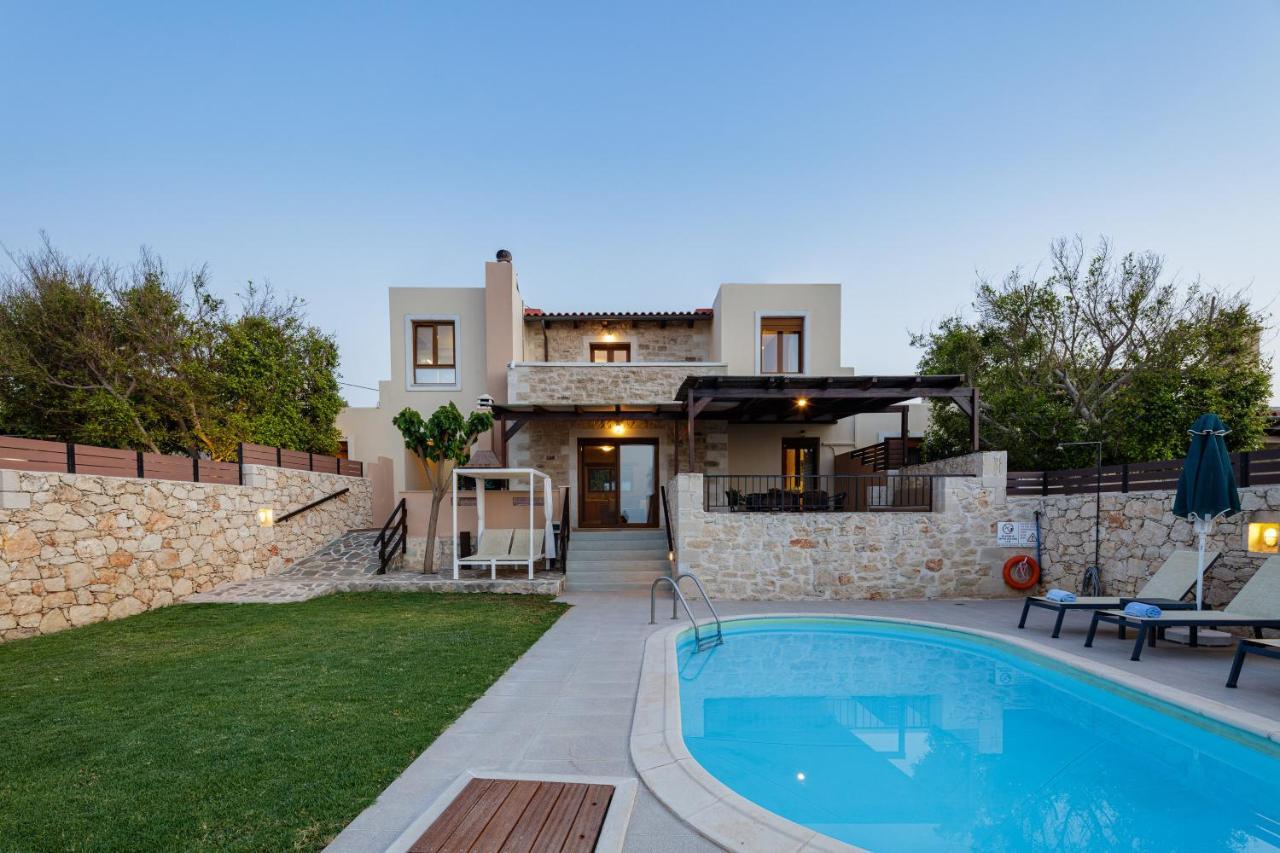 Stavromenos Villas - Private Pools & Seaview - 500M From Beach Exterior photo