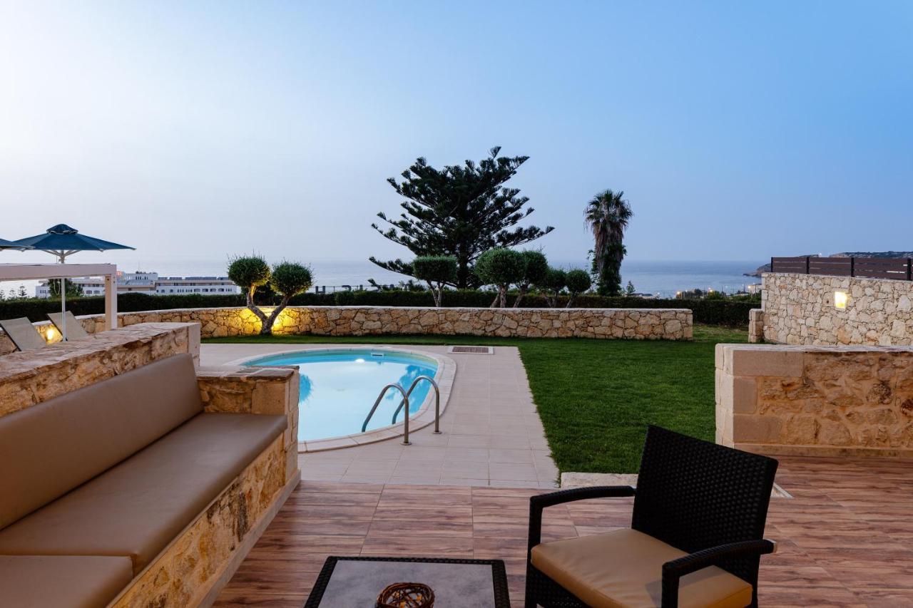 Stavromenos Villas - Private Pools & Seaview - 500M From Beach Exterior photo