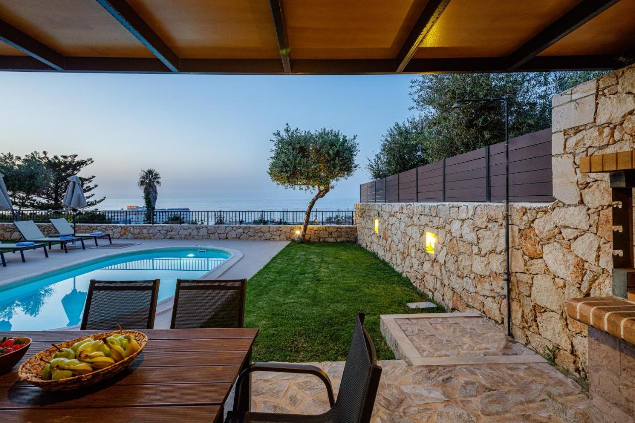 Stavromenos Villas - Private Pools & Seaview - 500M From Beach Exterior photo