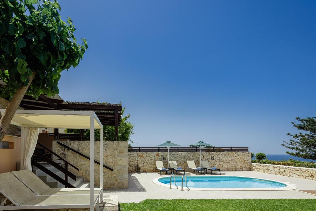 Stavromenos Villas - Private Pools & Seaview - 500M From Beach Exterior photo